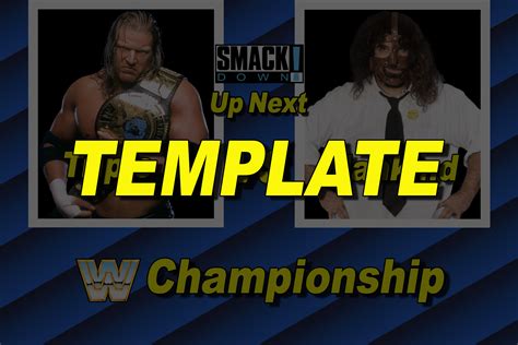 Ensmackdown Match Card Template