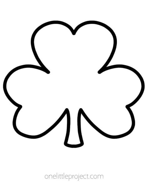 Ensmall Shamrock Template