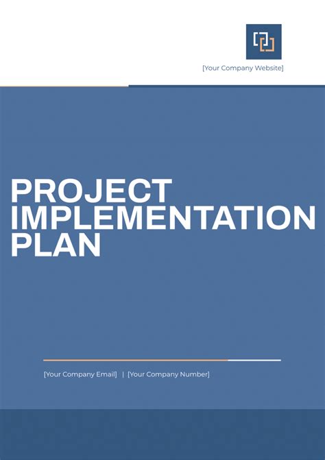 Ensoftware Implementation Project Plan Template