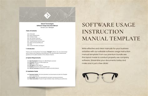 Ensoftware Instruction Manual Template
