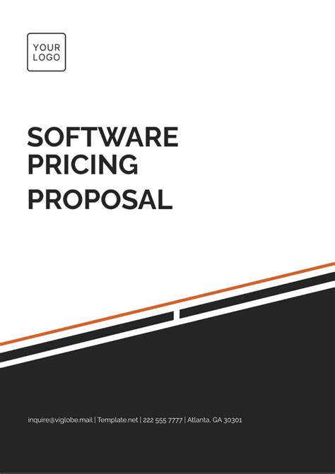 Ensoftware Pricing Proposal Template