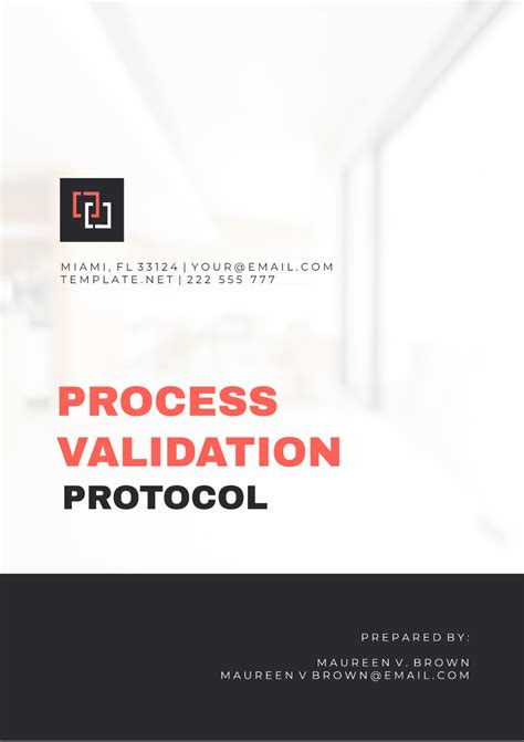 Ensoftware Validation Protocol Template