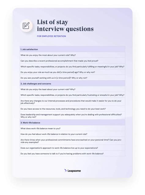 Enstay Interview Questions Template