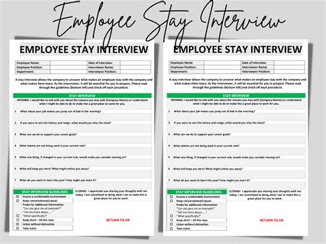 Enstay Interview Template