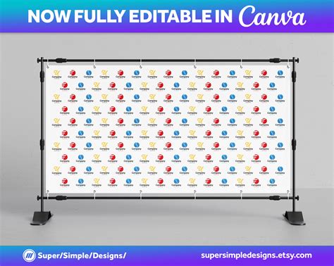 Enstep And Repeat Backdrop Template