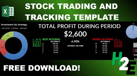 Enstock Trading Excel Template