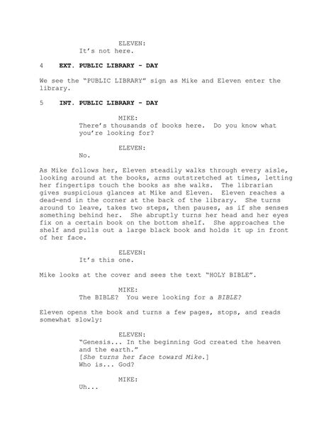 Enstranger Things Dr Script Template