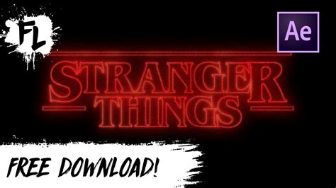 Enstranger Things Intro Template