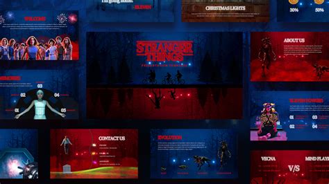 Enstranger Things Slides Template