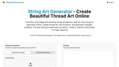 Enstring Art Template Generator