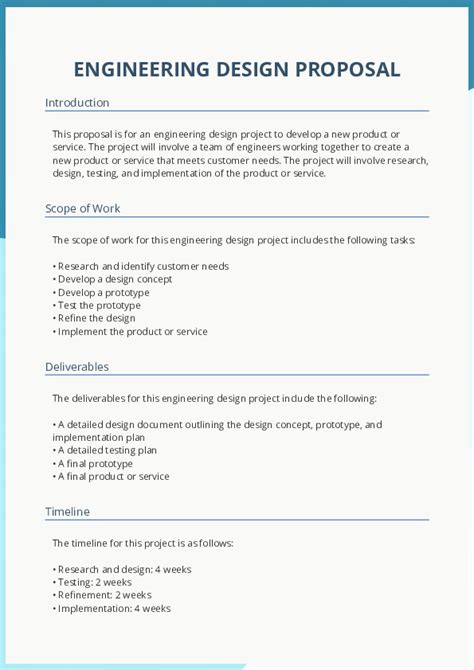 Enstructural Engineering Proposal Template