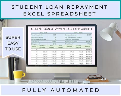Enstudent Loan Excel Template