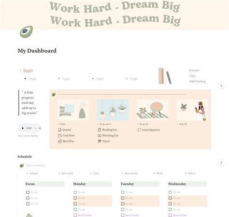 Enstudent Notion Templates Aesthetic