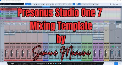 Enstudio One Mixing Template