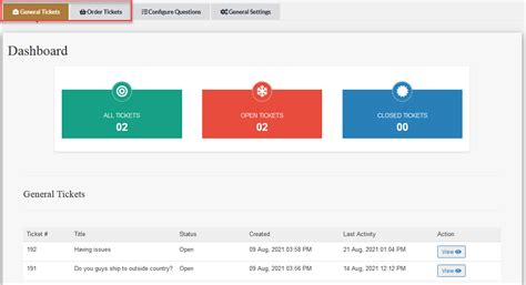 Ensupport Ticket System Html Template Free