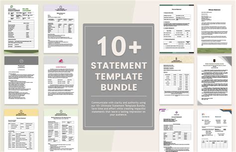 Ensustainability Statement Template