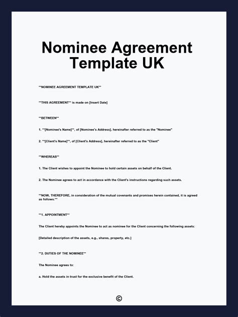Enteam Agreement Template