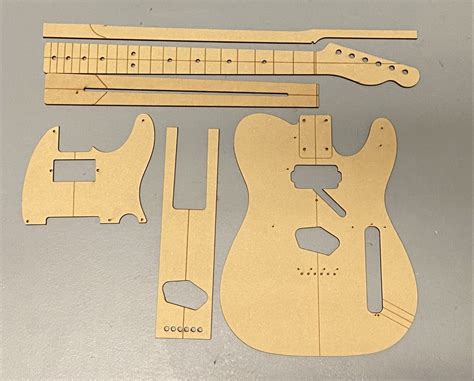 Entelecaster Guitar Template