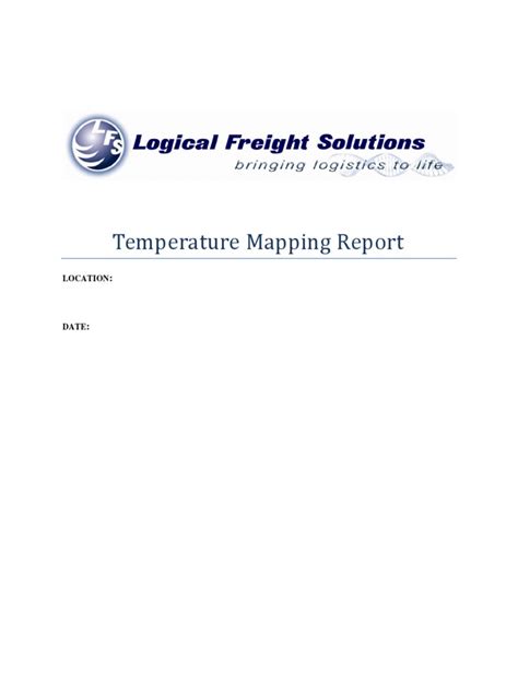 Entemperature Mapping Protocol Template