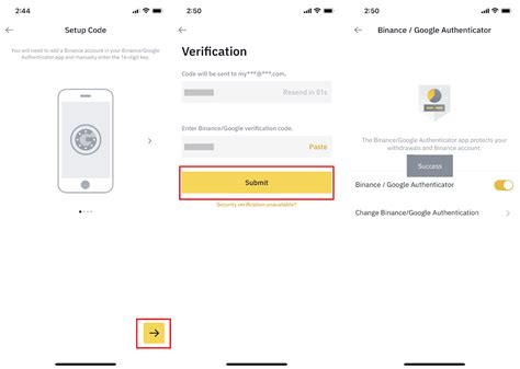 enter binance google verification code