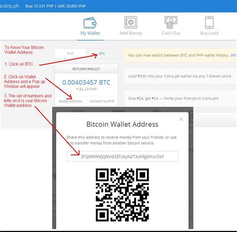 enter bitcoin wallet address