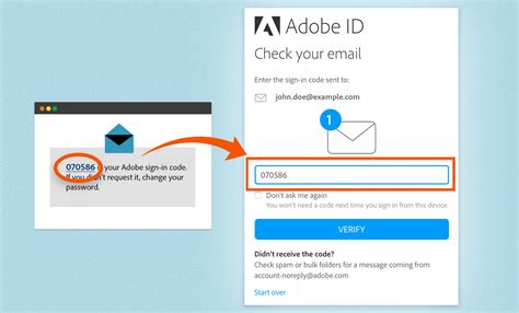enter code from instructions