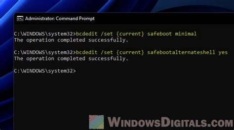 Enter Safe Mode Windows 11 Command Prompt