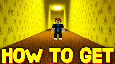 enter the backrooms - Roblox
