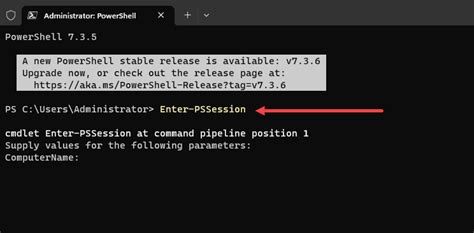 enter-pssession run as administrator