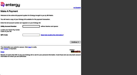 entergy billmatrix