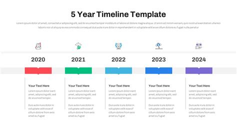 Enthree Year Timeline Template