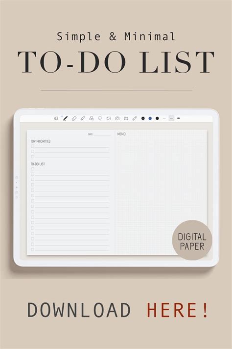 Ento Do List Goodnotes Template Free