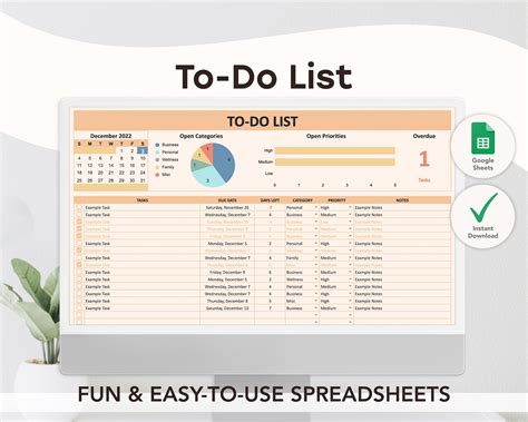 Ento Do List Google Sheets Template