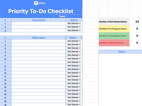 Ento Do List Priority Template
