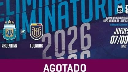 entradas argentina vs ecuador