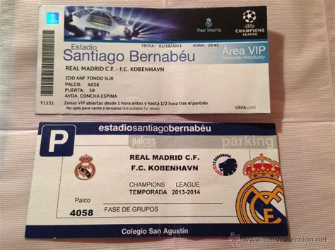 entradas partidos del real madrid