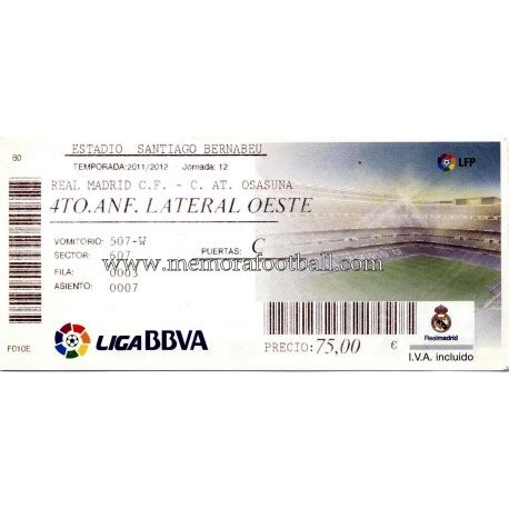 entradas real madrid vs osasuna