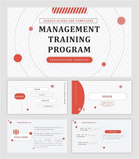 Entraining Program Ppt Template