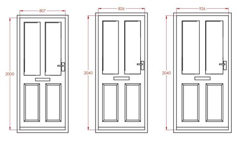 Entrance Door Minimum Width
