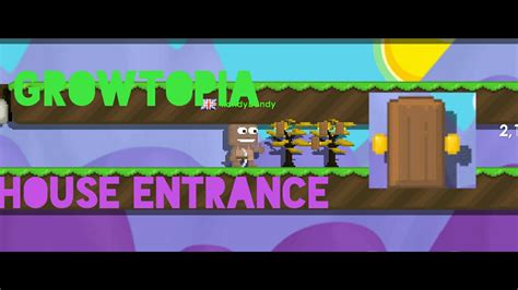 Example of an entrance Growtopia