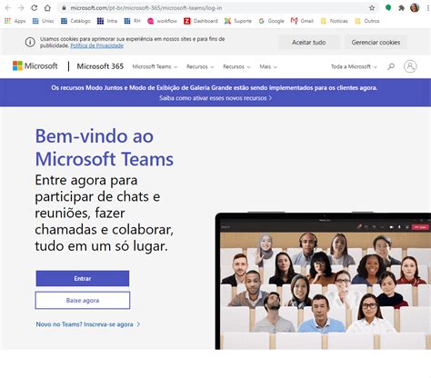 entrar no teams online