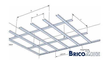 Entraxe Suspente Plafond Placo Rayon Braquage Voiture Norme