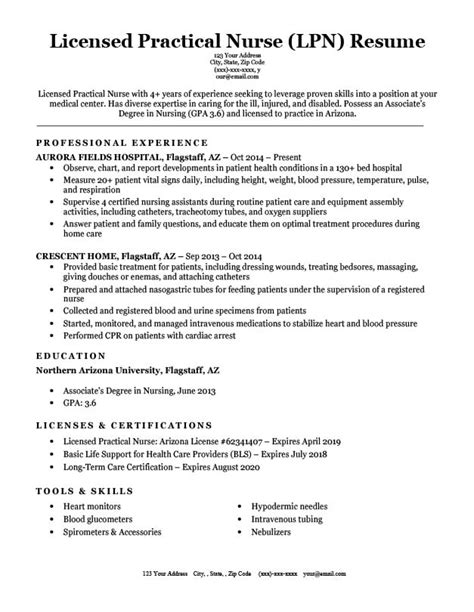 Kenny Lpn Resume Word Document Qualifications For Holes