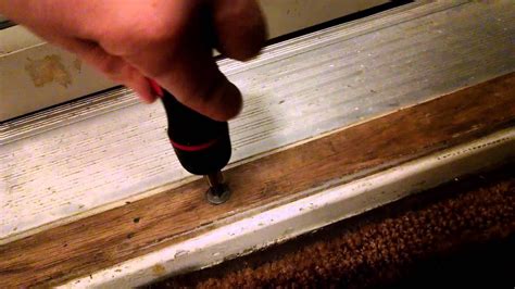 Entry Door Threshold Adjustment