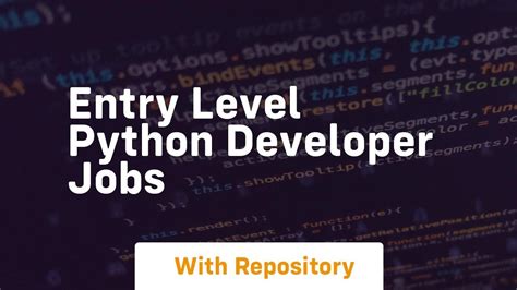 entry level python developer jobs remote no experience