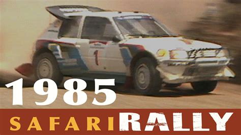 entry list safari rally 1985