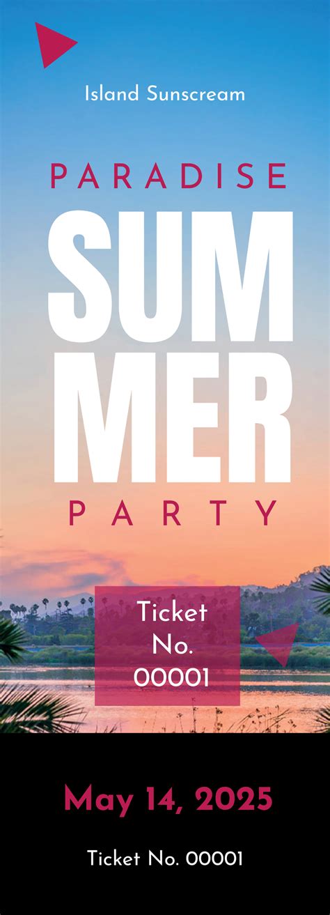 Close-up of an Entry Ticket