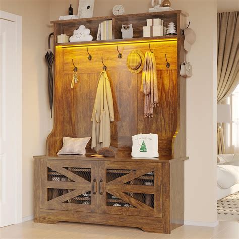 Entry Way Coat Bench