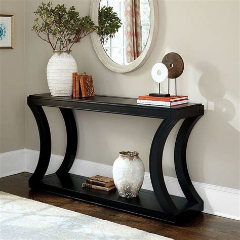 Hommoo Retro Console Table for Entryway, Sofa Table with Drawers and