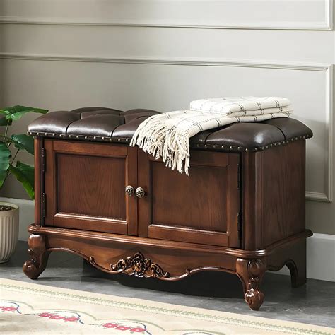 Enhance Your Home's Style with a Stunning Cherry Entryway Bench – Shop Now!